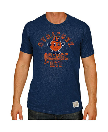 Мужская темно-синяя футболка Syracuse Orange Big and Tall Mock Twist Original Retro Brand
