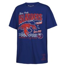 Youth Mitchell & Ness Royal New York Islanders Concession Stand T-Shirt Mitchell & Ness