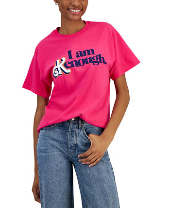 Juniors' I Am Kenough Barbie Print T-Shirt Love Tribe