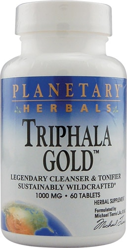 Planetary Herbals Triphala Gold™ — 1000 мг — 60 таблеток Planetary Herbals