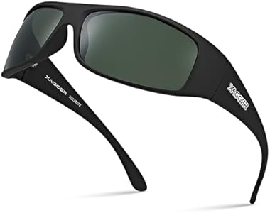 Xagger Sports Polarized Sunglasses for Men Wrap Around TR90 Frame Sun Glasses Xagger