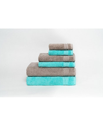 Sweet Home Collection Turkish Cotton 6-Pc. Bath Towel Set OZAN PREMIUM HOME