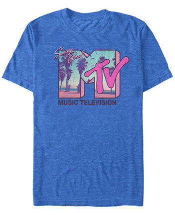 Мужская футболка с коротким рукавом с логотипом Spring Break Sunset MTV
