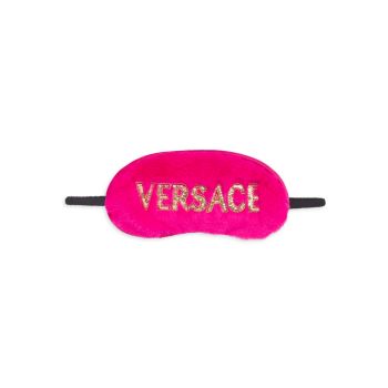 Маска для сна с логотипом, украшенным пайетками Versace