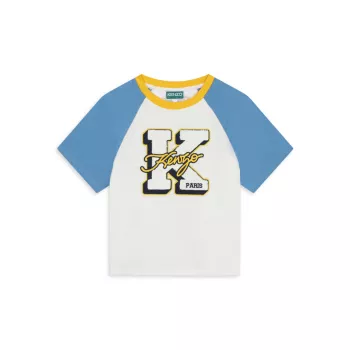 Little Boy's &amp; Boy's K Varsity Logo T-Shirt KENZO