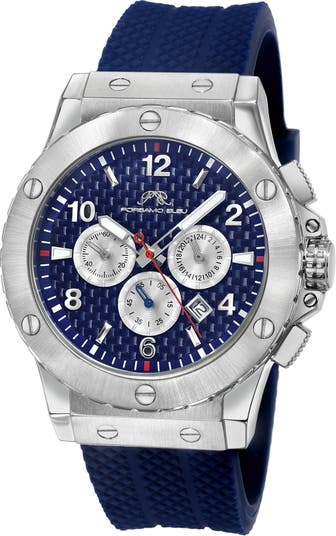 Мужские спортивные часы Marcus Chronograph, 44 мм Porsamo Bleu