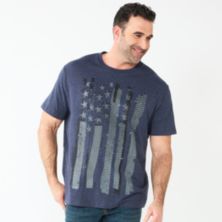 Big & Tall Glitched Freedom Graphic Tee Generic