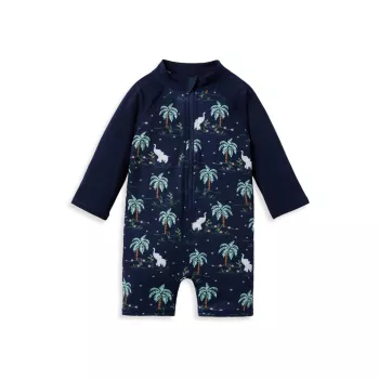 Купальный костюм-рашгард с изображением слоновой пальмы для маленьких мальчиков Janie and Jack