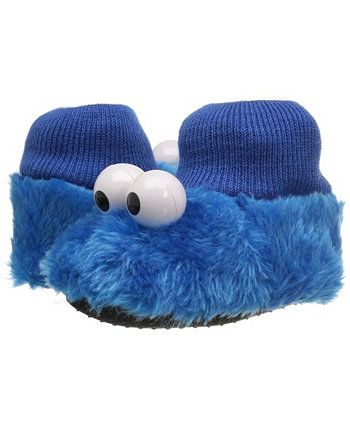 Cookie Monster Малышей Мальчики Кукольный Тапочки Sesame Street