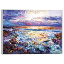 Master Piece Contemplation by the Sea Canvas Wall Art Master Piece