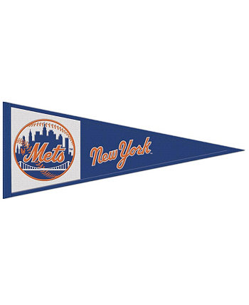 Вымпел с ретро-логотипом New York Mets размером 13 x 32 дюйма Wincraft