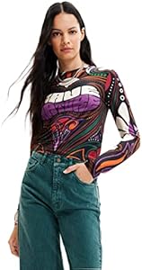 Desigual Women's T-Shirt Long Sleeve Desigual