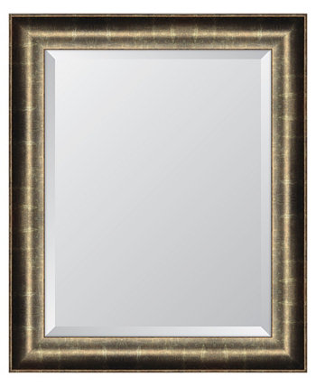 Зеркало в серебряной оксидной раме — 29 x 35 x 2 дюйма Melissa Van Hise
