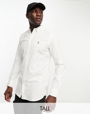 Белая оксфордская рубашка с длинными рукавами French Connection Tall French Connection