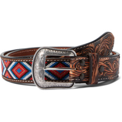 3-D Beaded Inlay with Embossed Tabs M&F Western