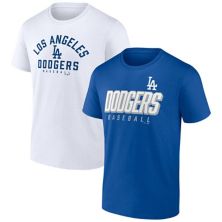 Men's Fanatics Branded Royal/White Los Angeles Dodgers Player Pack T-Shirt Combo Set Fanatics