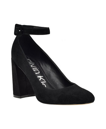 Женские туфли-лодочки Fionna с миндалевидным носком на блочном каблуке Calvin Klein