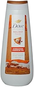 Dove Cinnamon Pumpkin Pie Liquid Body Wash for Deep Nourishment Holiday Treats Limited Edition, 20 oz Dove