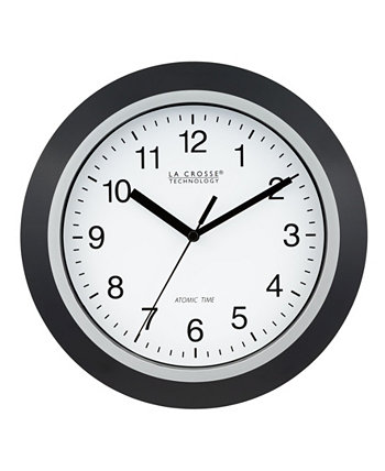 10-дюймовые классические аналоговые настенные часы Atomic La Crosse Technology