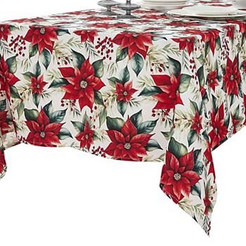 Avanti Poinsettia Tablecloth Avanti