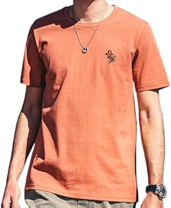 Pure Cotton T-Shirt,Men's Short-Sleeved T-Shirt,Men's Cotton Top Base Shirt ZVX