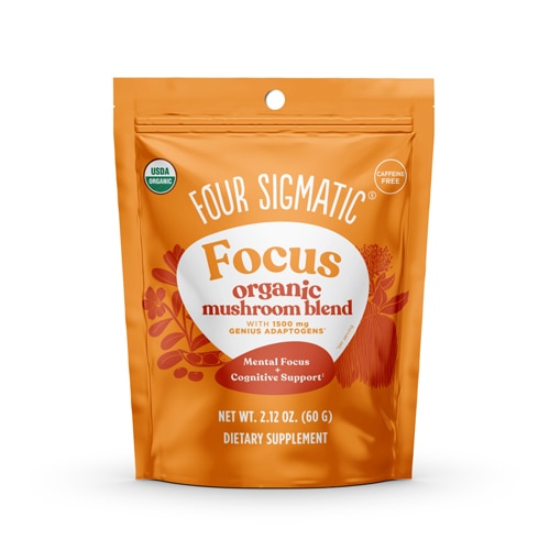Органическая грибная смесь Focus — 1500 мг — 2,12 унции Four Sigmatic