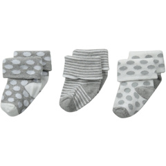 Носки Turn Cuff для новорожденных, 3 пары в упаковке Jefferies Socks