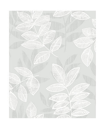 Обои с хлопчатобумажными листьями Chimera - 396 "x 20,5" x 0,025 " Brewster Home Fashions