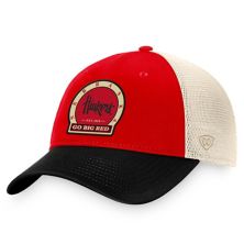 Мужская регулируемая шляпа Top of the World Scarlet Nebraska Huskers Refined Trucker Top of the World