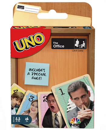 - Американское телешоу The Office UNO Card Family Game Night Mattel