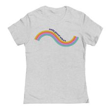 Junior's Only Good Vibes Rainbow Pride Graphic Tee COLAB89