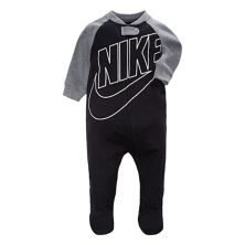 Черная цельная пижама для сна и игр для мальчика Nike Futura Nike