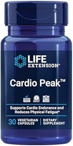 Life Extension Cardio Peak, Cardiovascular Supplement, Heart Health, arjuna, 1-Daily, Gluten Free, Non-GMO, Vegetarian, 30 Capsules (Капсулы) Life Extension