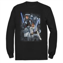 Мужская футболка Star Wars Clone Wars Padawan Master Star Wars