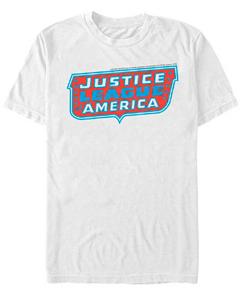 Футболка с коротким рукавом с логотипом DC Мужская юстиция Америки FIFTH SUN
