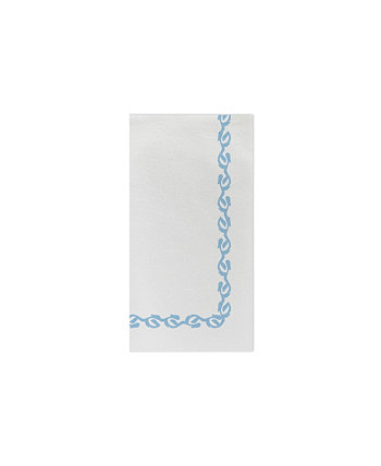 Салфетки Papersoft Florentine Светло-голубые полотенца для гостей, упаковка из 20 шт. VIETRI