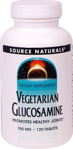 Source Naturals Вегетарианский глюкозамин — 750 мг — 120 таблеток Source Naturals