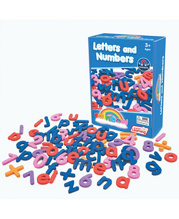 Набор для обучения магнитной деятельности с радужными буквами и цифрами для младших школьников Redbox