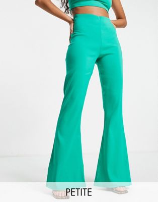I Saw It First Petite skinny flare pants in green - part of a set I Saw It First Petite