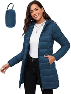 Женский Пуховик ANOTHER CHOICE Packable Puffer Jacket Lightweight Hooded Puffy Jacket ANOTHER CHOICE