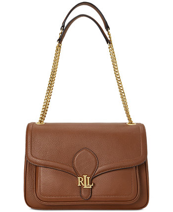 Pebbled Small Leather Bradley Convertible Bag LAUREN Ralph Lauren