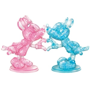 Mickey & Minnie Original 3D Crystal Puzzle from BePuzzled, Ages 12 and Up Original 3D Crystal Puzzles