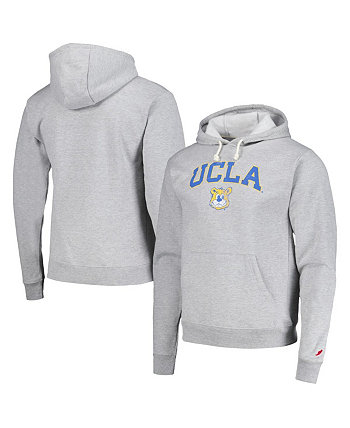Мужской пуловер с капюшоном цвета Хизер Серый UCLA Bruins Tall Arch Essential League Collegiate Wear