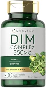 Carlyle DIM Supplement | 350mg | 200 Count | Vegetarian, Non-GMO & Gluten Free Complex Carlyle