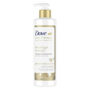 Dove Hair Therapy Breakage Remedy Daily Shampoo with Nutrient Lock Serum All Hair Types, 13.5 fl oz Dove