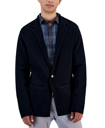 Мужской элегантный пиджак-кардиган стандартного кроя, созданный для Macy's Alfani