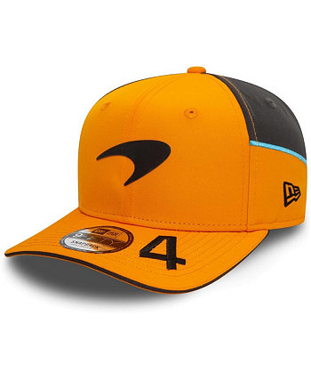 Мужская регулируемая кепка Lando Norris Orange McLaren F1 Team Driver 9FIFTY New Era