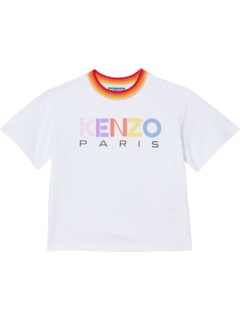 Футболка с короткими рукавами и разноцветным логотипом (для малышей/маленьких детей) Kenzo Kids