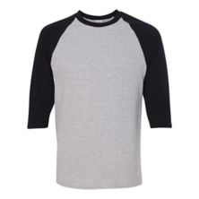 Heavy Cotton Raglan Three-Quarter Sleeve T-Shirt Gildan
