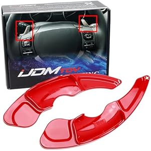 iJDMTOY Forged Caron Fiber Pattern Style Larger Paddle Shifter Extensions Compatible with Lexus IS250 IS300 IS350 RC300 RC350 NX200t NX300 CT200h, etc IJDMTOY